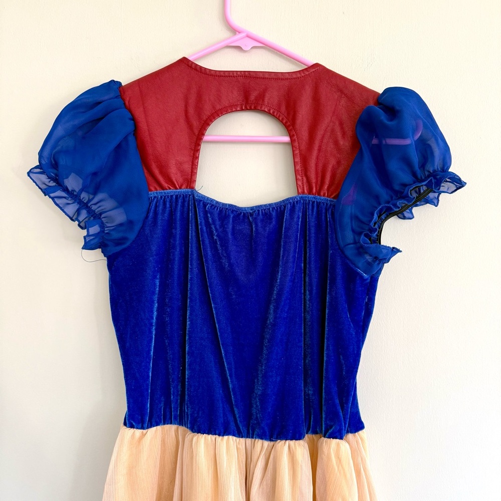 💋Snow White Princess Spirit Halloween Mini Dress Disney Costume - Picture 5 of 7